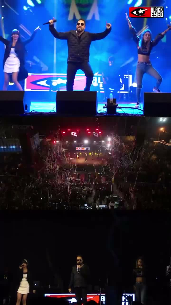 Mika Singh performing at a BlackEyed event
