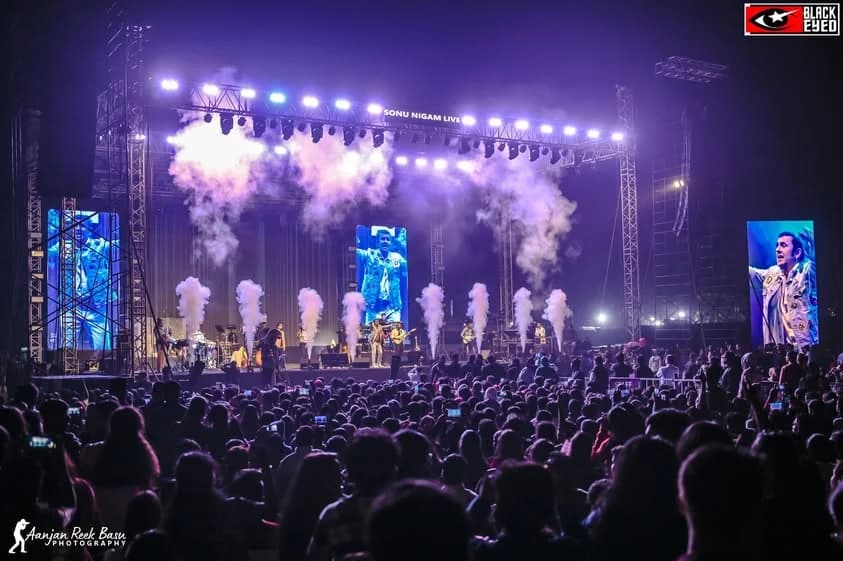 Sonu Nigam Live at Sanaka, Durgapur — event photograph 12