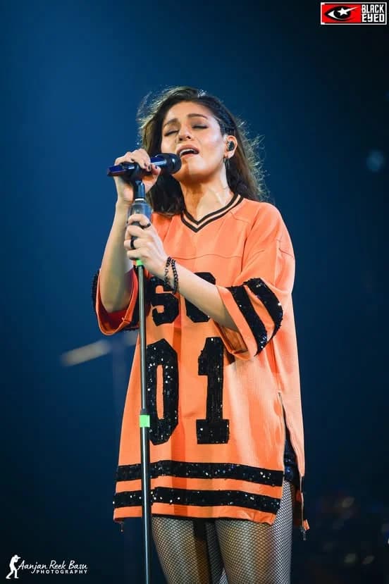 Sunidhi Chauhan performing at a BlackEyed event