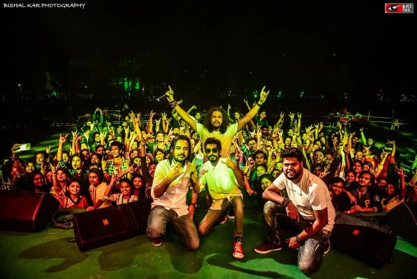 Bandey performing at a BlackEyed event