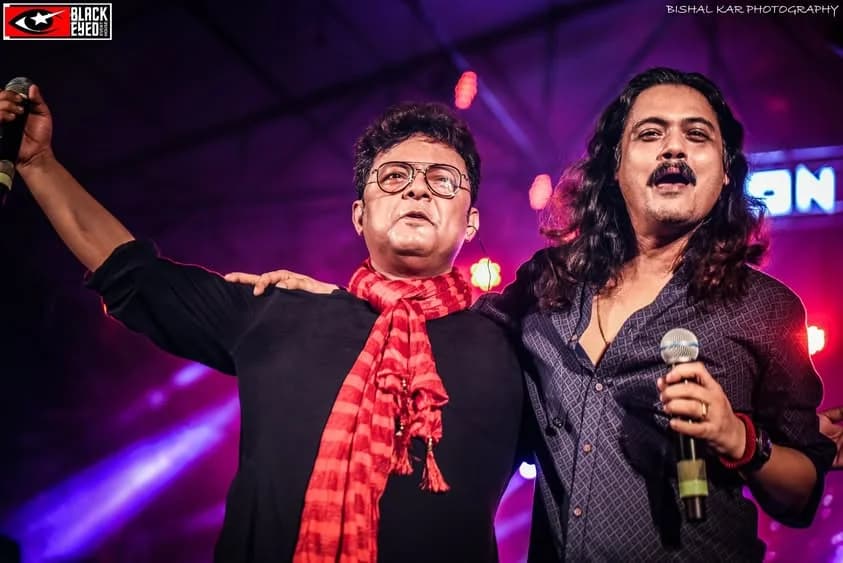 Sidhu & Potaa performing at a BlackEyed event