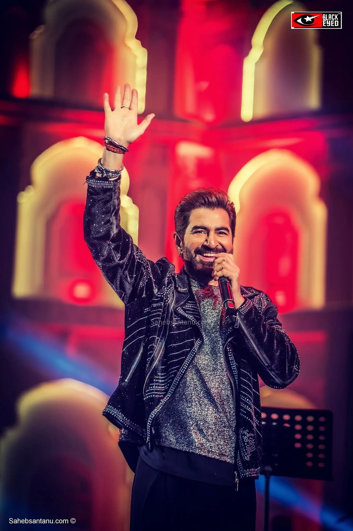 Jeet performing at a BlackEyed event