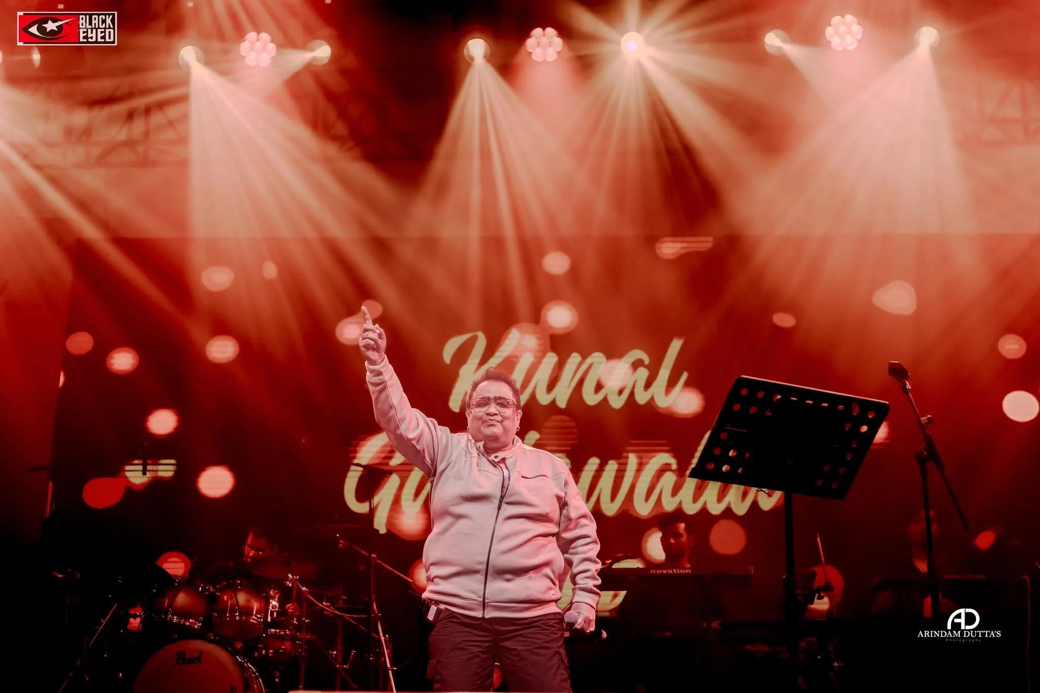 Kunal Ganjwala live at Kolkata CNMC — BlackEyed event photograph 462