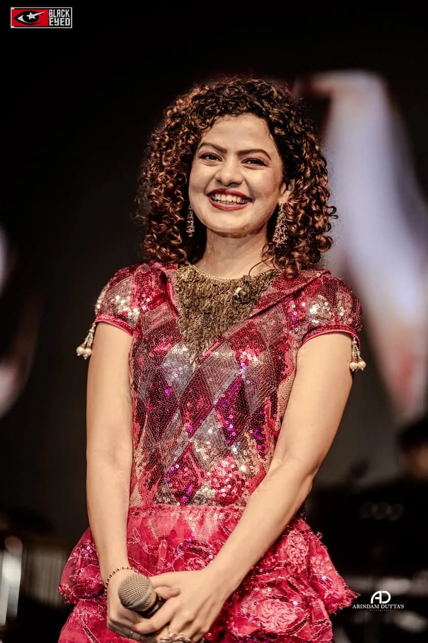 Palak Muchhal at a BlackEyed event