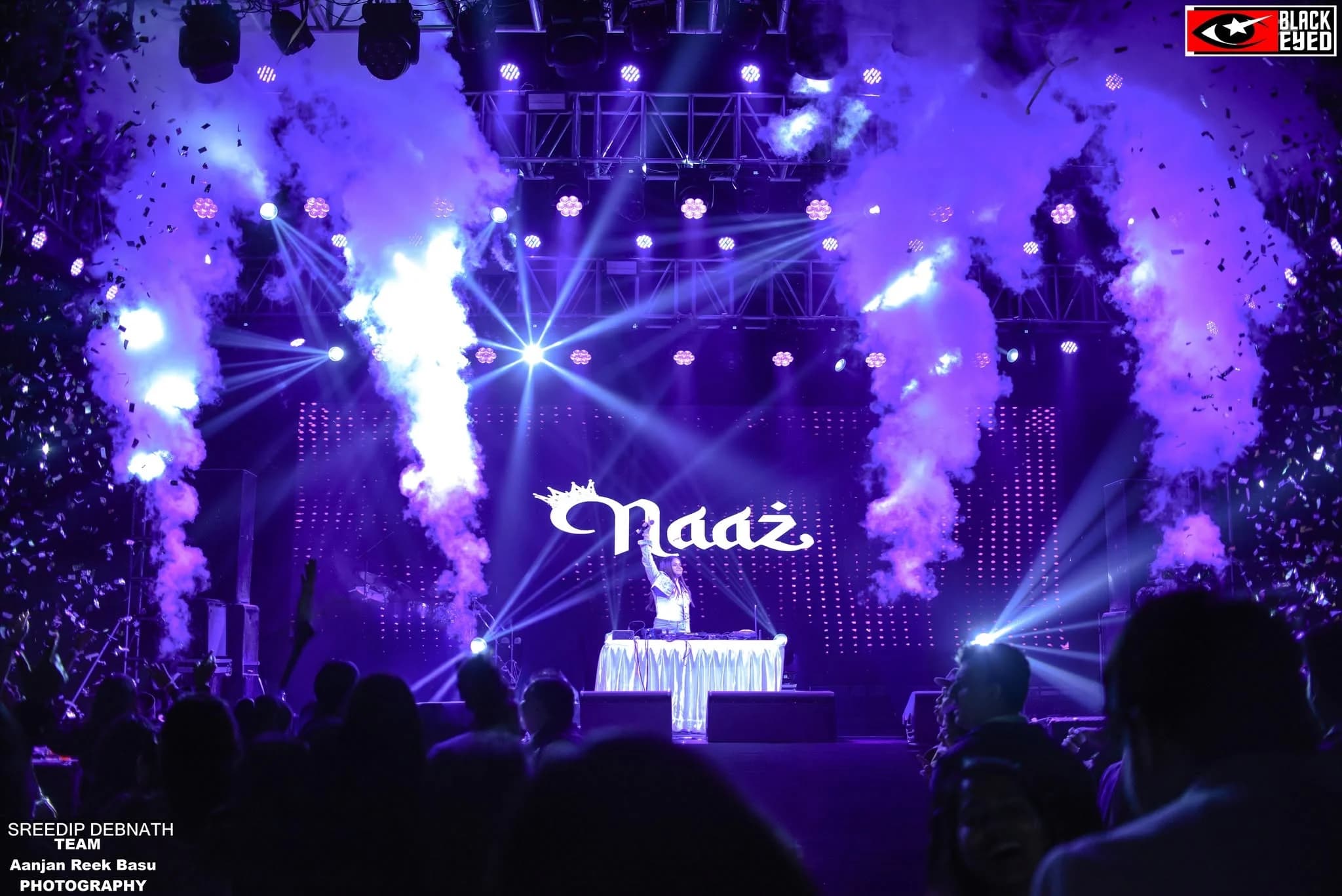 DJ Naaz live at Aquatica — BlackEyed event photograph 391