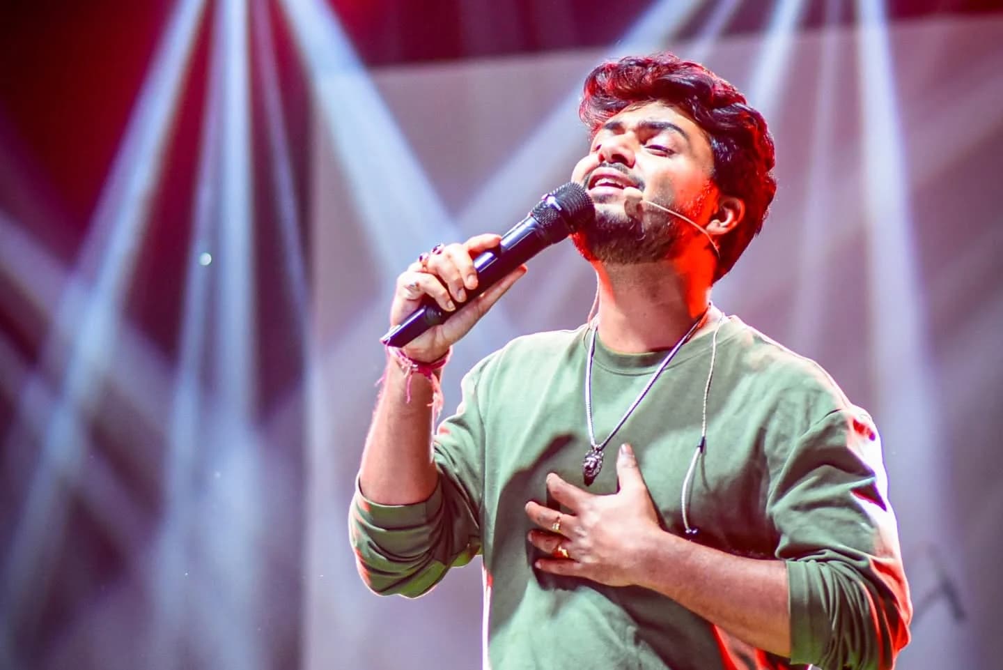 Raj Barman performing at a BlackEyed event